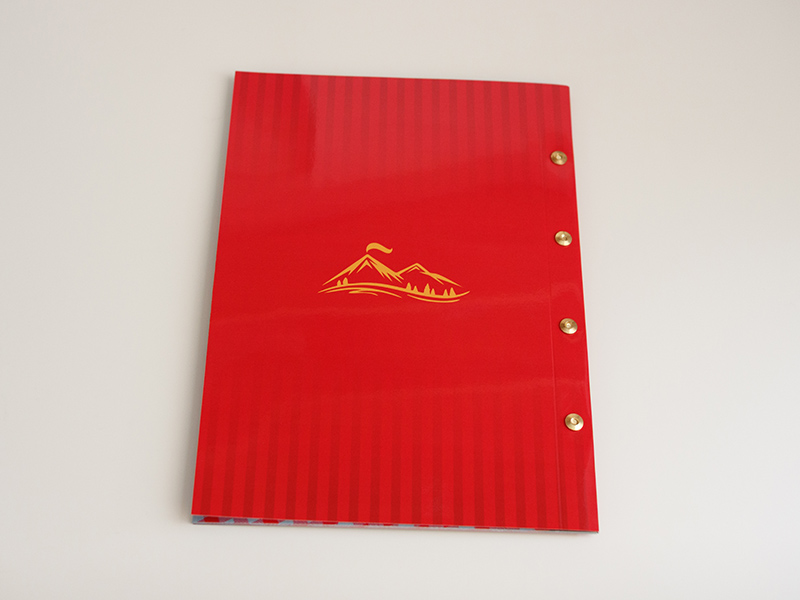 меню а4 на болтах