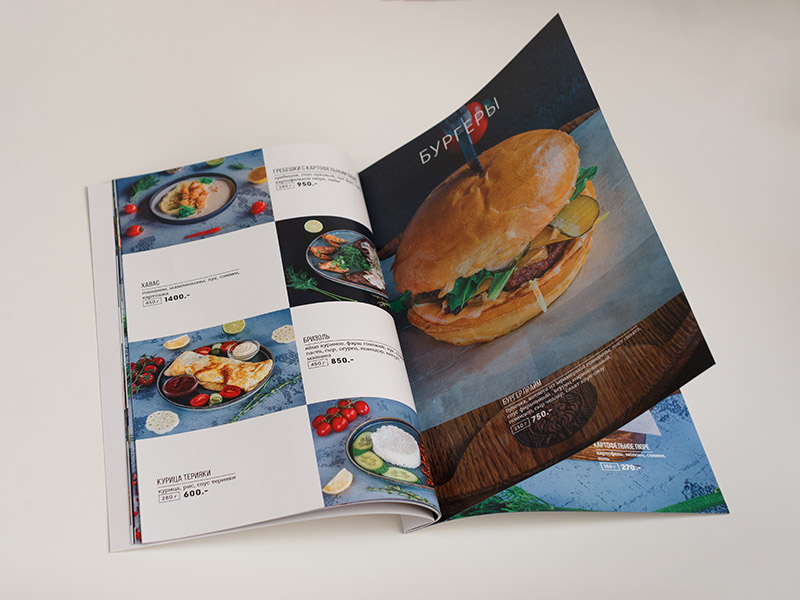 меню на болтах