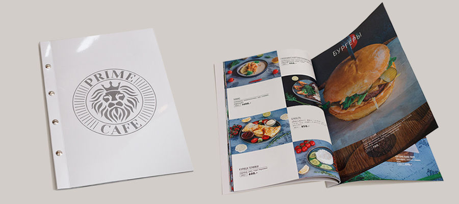 заказать меню для ресторана